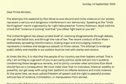 Ed Davey_Musk letter