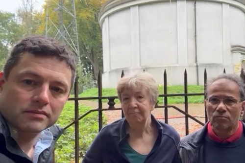 Chris at Water Tower