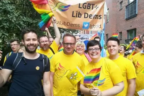 Liberal Democrats at Manchester Pride 2017