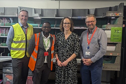 Alison and the team at Haywards Heath Sorting Office