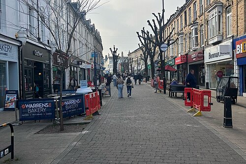A picture of Victoria Street, Paignton 