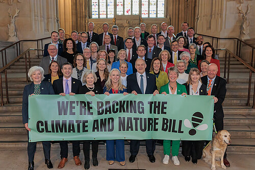MPs supporting the Climate and Nature Bill in Parliament