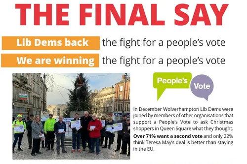 People's Vote leaflet