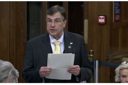 image of Martin at Parliament