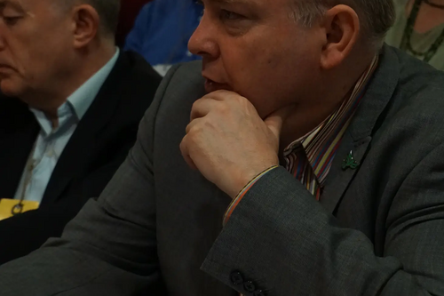 GLD Conference 2018 - Graham Neale listening to Simon Hughes