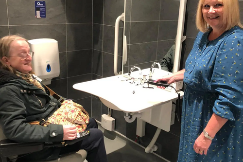 Guildford's first Changing Place public toilet