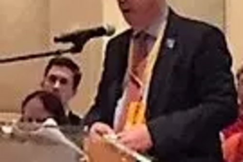 Nick Hopkinson speaking at launch of LibDem IN Campaign - Bournemouth 2015
