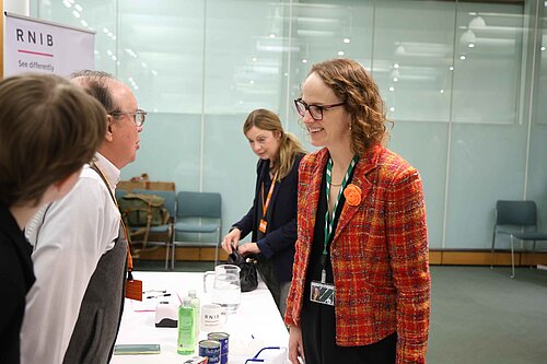 Alison meeting with RNIB