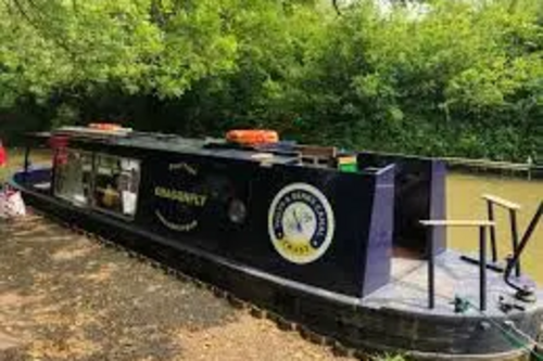 Dragonfly canal boat