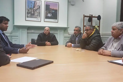 Liberal Democrats Shukat Ali Khan and Councillor Zaker Choudhry meet Cabinet Members