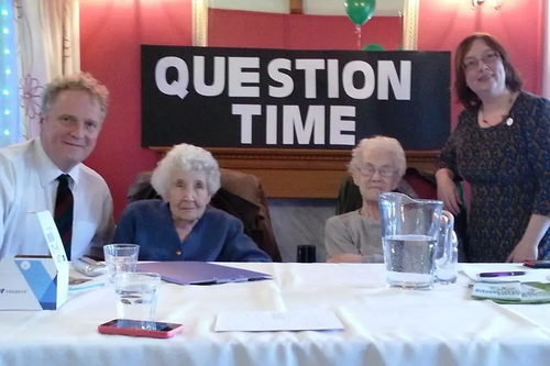 Brian Mathew mini Question time at the Cedars