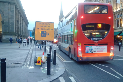 Bus lane cameras Neville Street