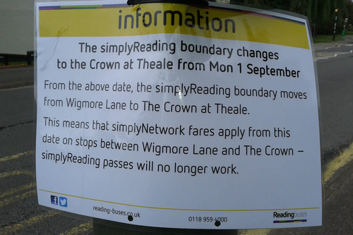 bus sign