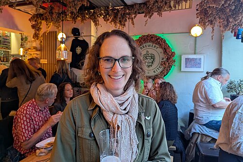 Alison at the Hop Tub