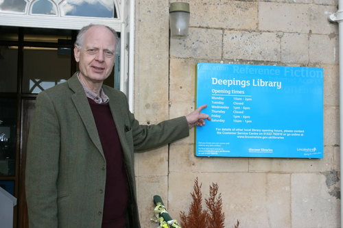 George Smid at Deepings Library 1