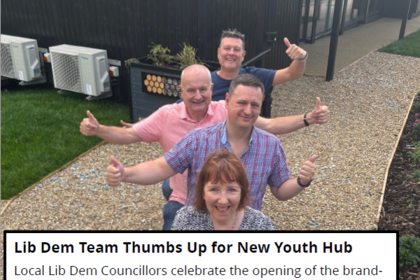 A thumbs up from Beverley Lib Dem councillors