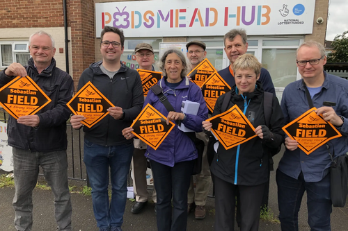 Sebastian Field and the Liberal Democrat team