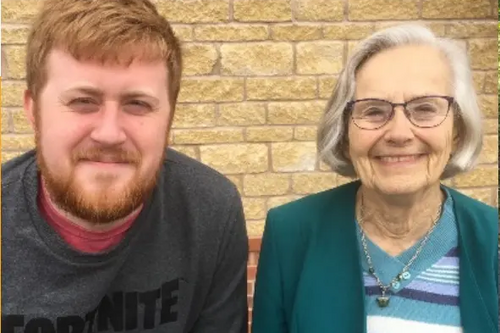 Jamie Taylor and Councillor Ann Richards