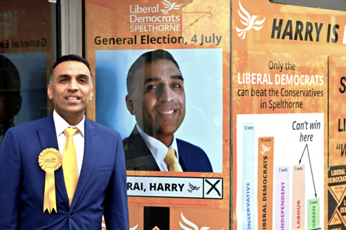 Harry at the shop window