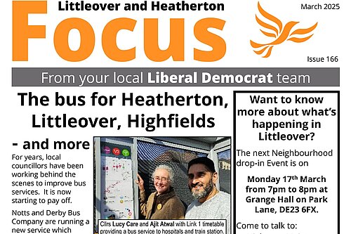 Littleover Focus newsletter March 2025