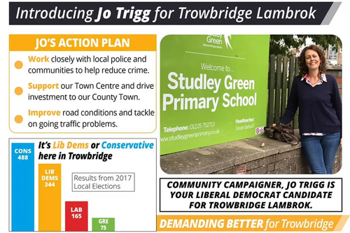 Jo Trigg chosen for Trowbridge Lambrok