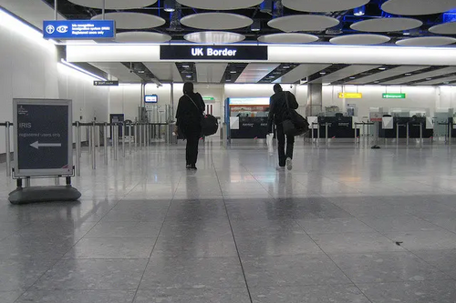 The UK Border at Heathrow Airport