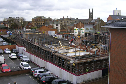 Homes being built in Derby