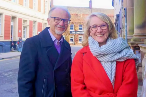 Swindon PPCs Stan Pajak and Katie Critchlow