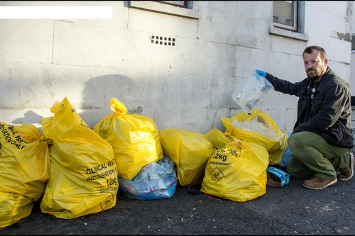 Councillor Toby Robson highlights the fly tipping problem