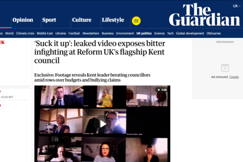 Guardian article screenshot