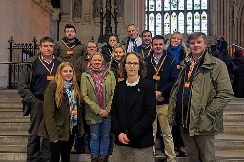 Alison and Mid Sussex Farmers in Westminster Hall