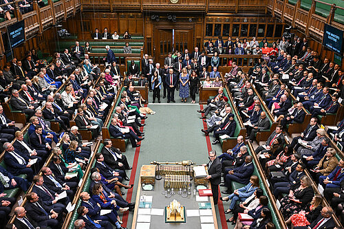 “Prime Minister's Questions” by House of Commons, CC BY-NC-ND 4.0