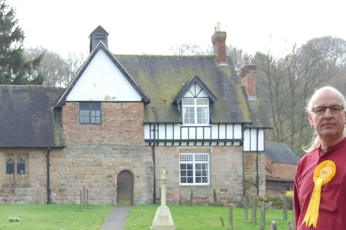 Councillor Robert Mee (at Dale Abbey church)