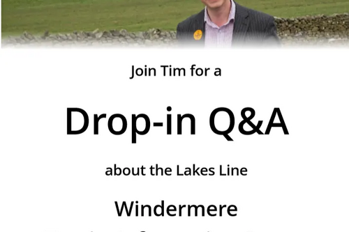 Lakes Line Q&A session in Windermere