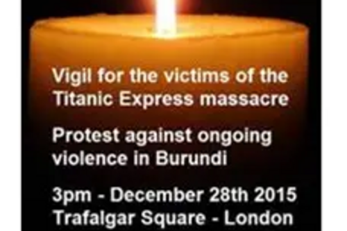 Burundi vigil