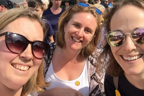 Lib Dem members on Save Our Schools march