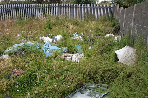 fly tipping Probert Road