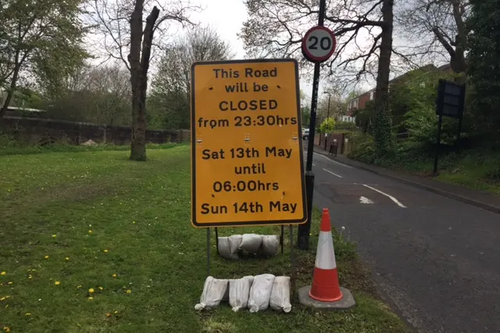 Salters Bridge closure 7