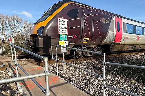 Taunton rail crossing