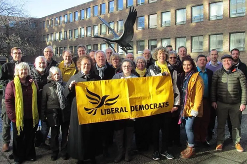 Newcastle Lib Dem Focus team 2018