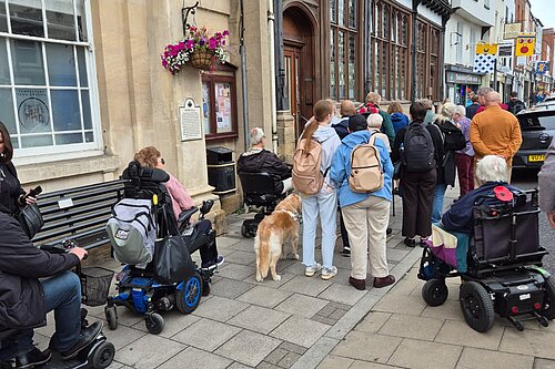 Residents participate in walk in Tewkesbury