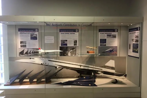 Concorde display at The Higgins