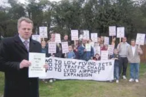 airport protest