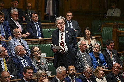 Paul speaks in the House of Commons