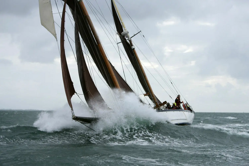 Stormy seas