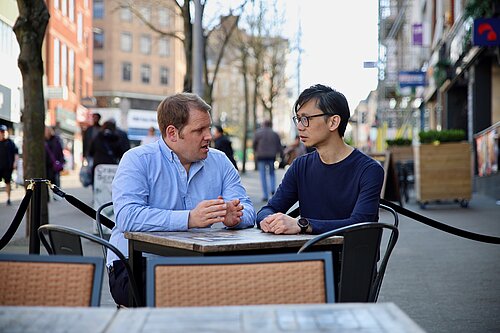 Luke Taylor MP and Richard Choi