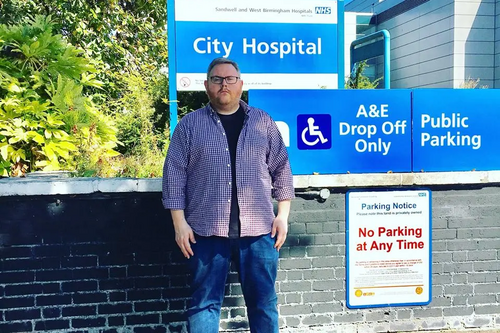 Gareth Hardy at City Hospital