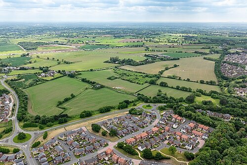 An image of development in South Warrington