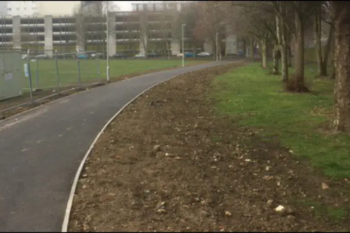 Spring Gardens path in Swindon