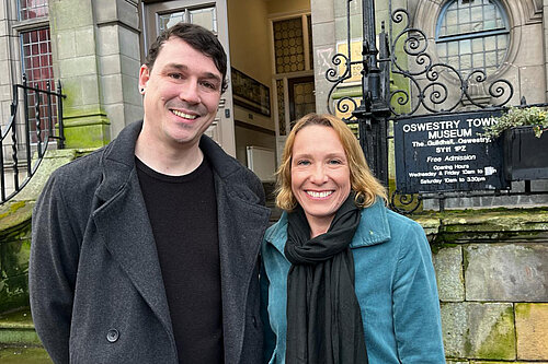 Helen Morgan with Jay Moore